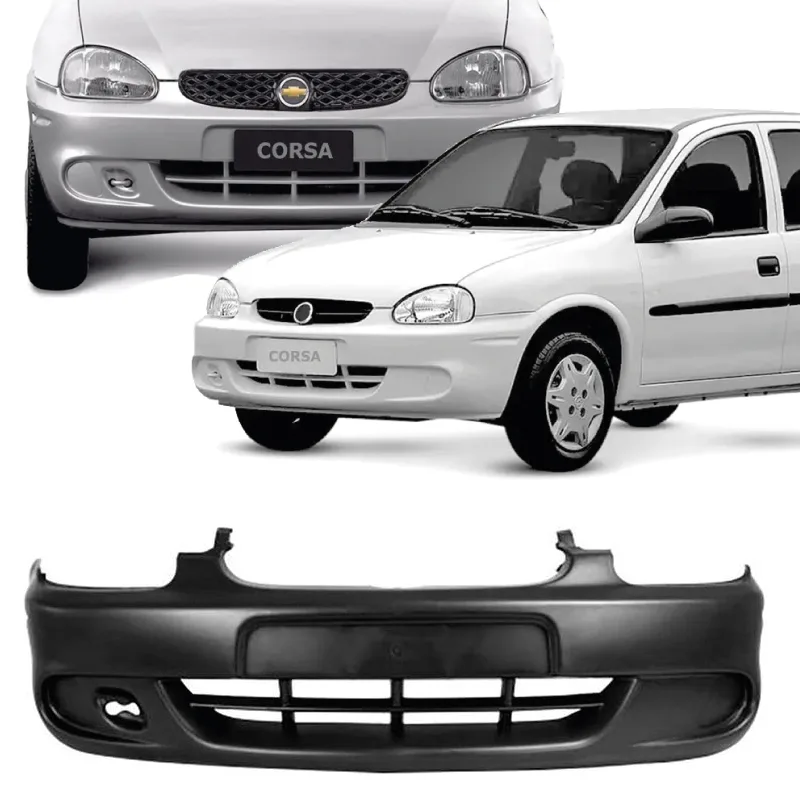 PARACHOQUE DIANTEIRO CORSA HATCH/ SEDAN/ WAGON/ PICK-UP 00/08 SEM FURO MILHA PRETO TEXTURIZADO
