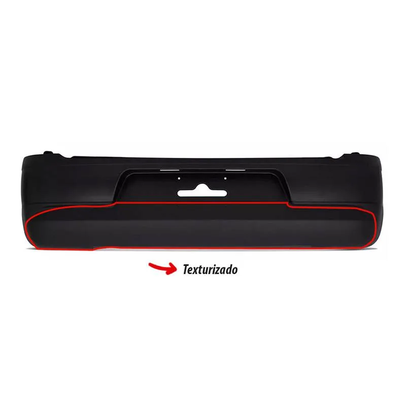 PARACHOQUE TRASEIRO GOL G4 05/10 PRETO LISO PARCIAL - Imagem 3