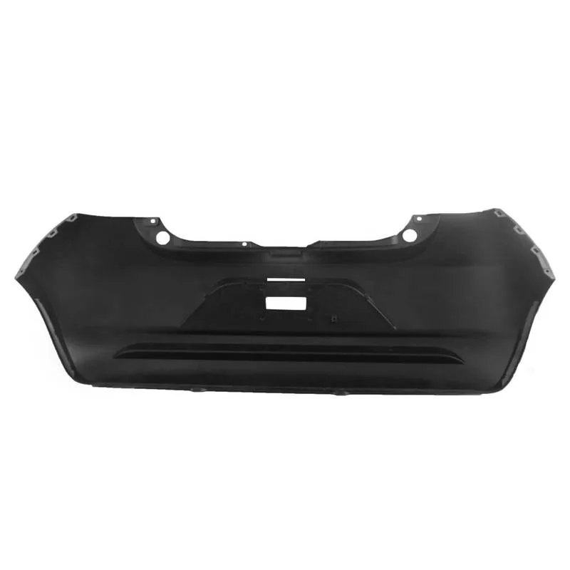 PARACHOQUE TRASEIRO MOBI 16/24 SEM FURO SENSOR PRETO LISO - Imagem 2