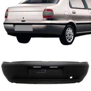 PARACHOQUE TRASEIRO SIENA G1 96/00 PRETO TEXTURIZADO