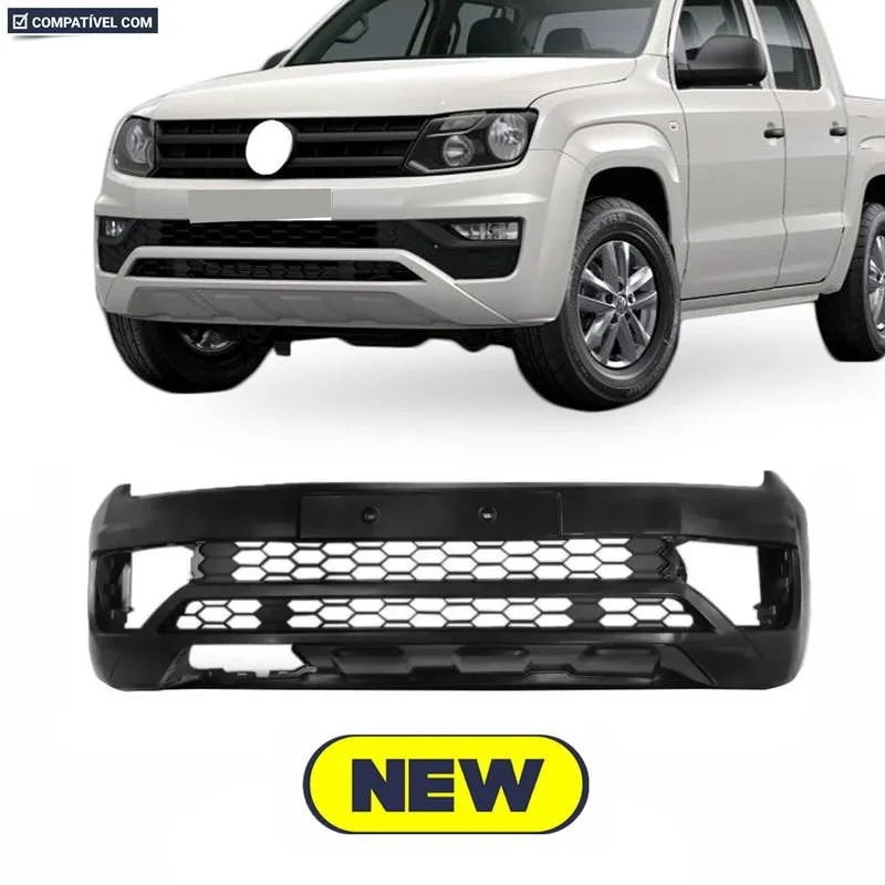 PARACHOQUE DIANTEIRO AMAROK 17/24 COM GRADE CENTRAL PRETO LISO