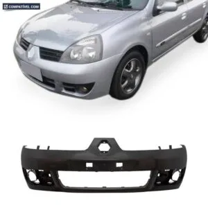 PARACHOQUE DIANTEIRO CLIO HATCH/ SEDAN 06/12 PRETO LISO