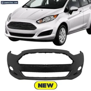 PARACHOQUE DIANTEIRO NEW FIESTA HATCH 14/18 PRETO LISO