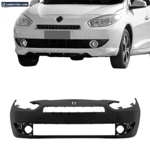 PARACHOQUE DIANTEIRO FLUENCE 10/13 PRETO LISO