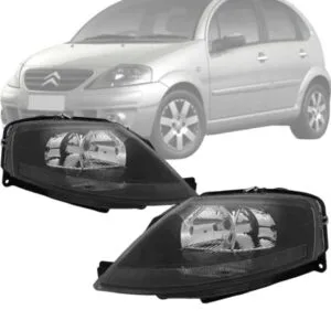 FAROL C3 2003/2011 MASCARA NEGRA