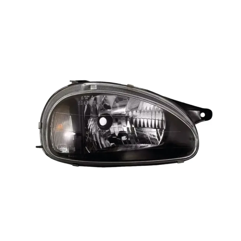FAROL CORSA 00/10 MASCARA NEGRA LENTE DE VIDRO - Imagem 2