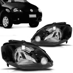 FAROL FOX/ SPACEFOX/ CROSSFOX 04/07 FOCO SIMPLES MASCARA NEGRA
