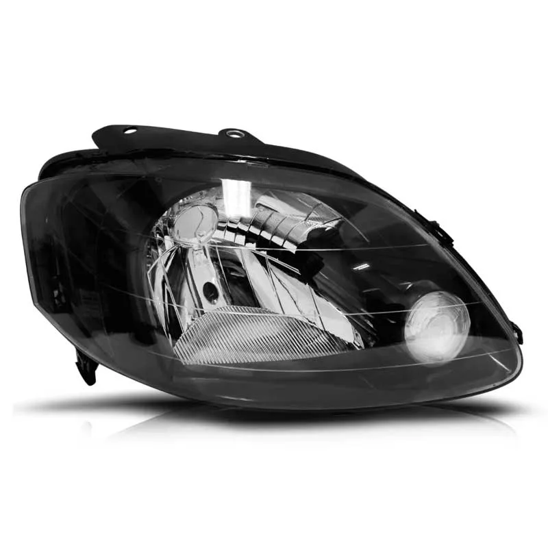 FAROL FOX/ SPACEFOX/ CROSSFOX 04/07 FOCO SIMPLES MASCARA NEGRA - Imagem 2
