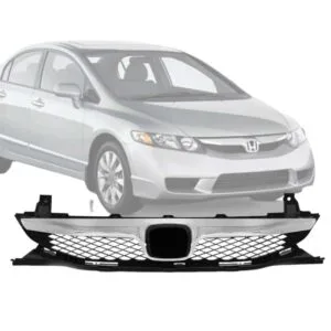 GRADE RADIADOR CIVIC 07/11 COM FRISO CROMADO