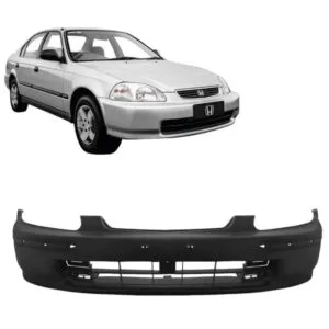 PARACHOQUE DIANTEIRO CIVIC 96/98 PRETO LISO