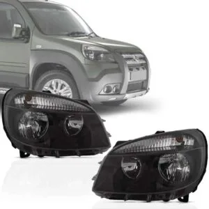 FAROL DOBLO 10/13 MASCARA NEGRA ELÉTRICO