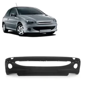 PARACHOQUE DIANTEIRO PEUGEOT 99/10 BOQUINHA COM FURO MILHA PRETO LISO