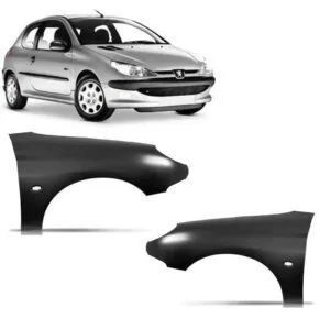 PARALAMA PEUGEOT 206 98/10 COM FURO PISCA IMPORTADO