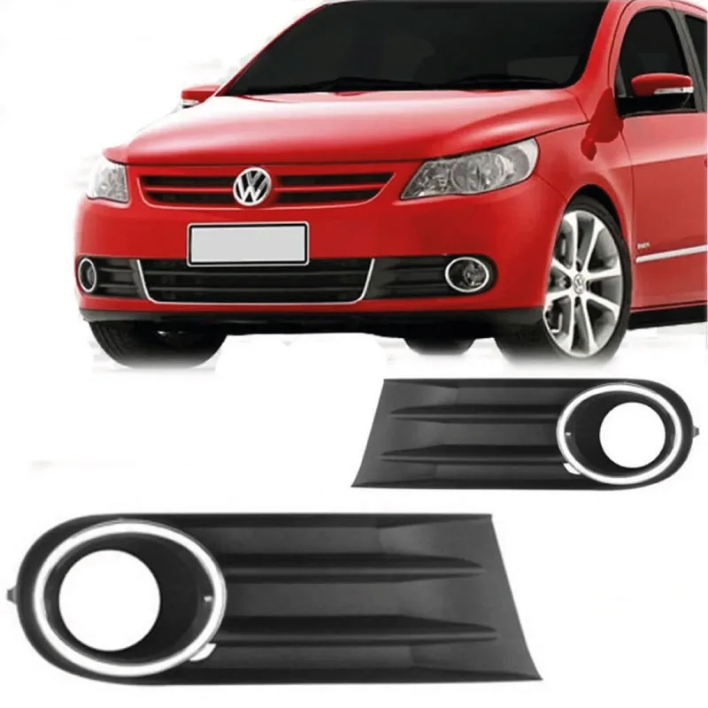 GRADE MILHA GOL/ VOYAGE G5 08/11 PRETA COM ARO CROMADO COM FURO
