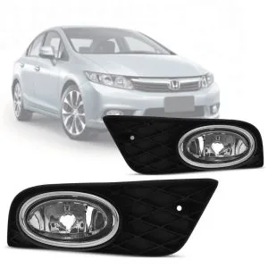 FAROL MILHA CIVIC 12/16 COM FRISO CROMADO