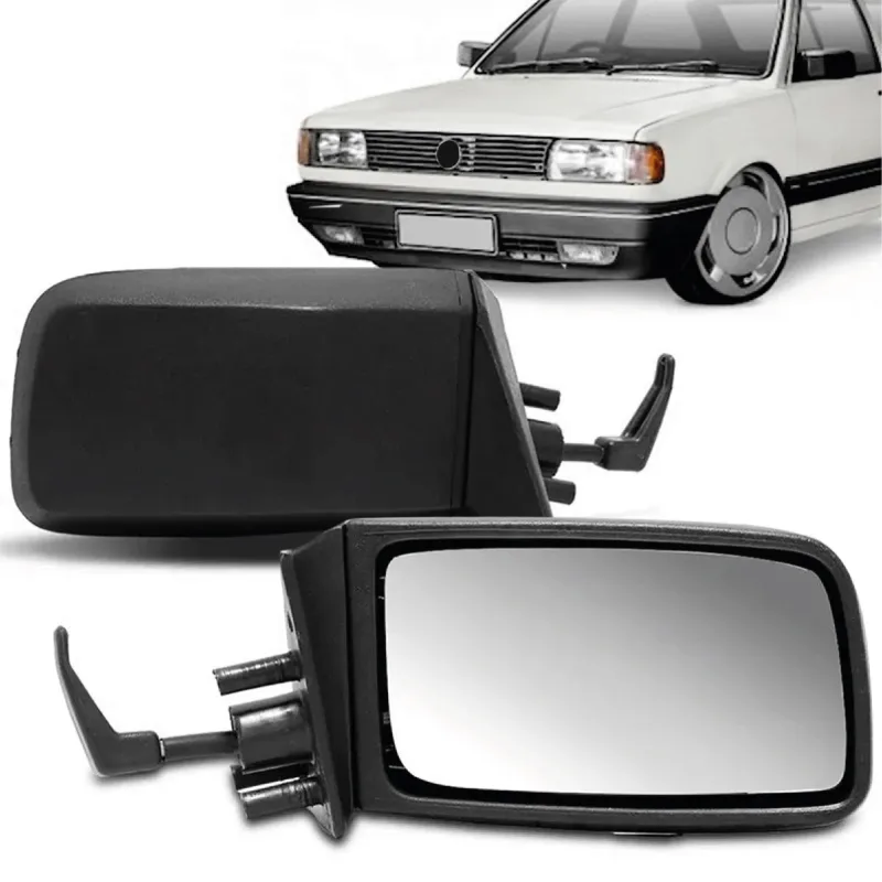 RETROVISOR GOL/ VOYAGE/ PARATI/ SAVEIRO G1 QUADRADO 88/94 COM CONTROLE