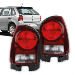 LANTERNA TRASEIRA GOL G4 POWER 06/11 CARCACA PRETA FUME MASCARA NEGRA