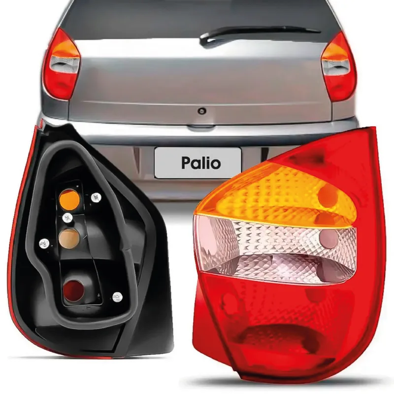 LANTERNA TRASEIRA PALIO FIRE G2 01/08 ABA VERMELHA TRICOLOR