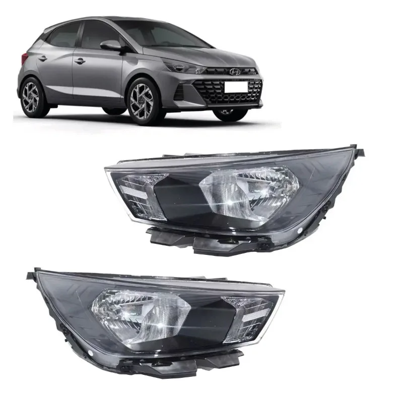 FAROL HB20/ HB20S 23/26 SEM LED MASCARA NEGRA