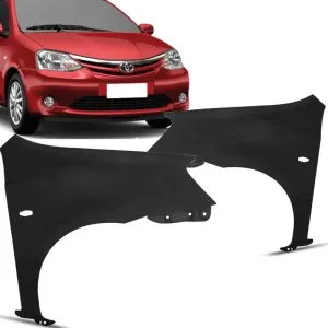 PARALAMA ETIOS HATCH/ SEDAN 12/21 COM FURO PISCA IMPORTADO