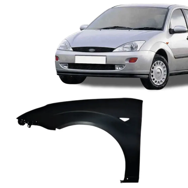 PARALAMA FOCUS HATCH/ SEDAN 98/08 COM FURO PISCA IMPORTADO
