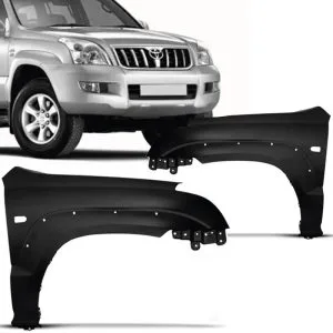 PARALAMA PRADO 03/09 COM FURO MOLDURA COM FURO PISCA IMPORTADO