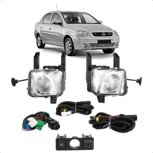 KIT FAROL MILHA CORSA 03/07 MERIVA/MONTANA 03/07 RAIADO