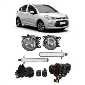 KIT FAROL MILHA C3 13/20 COM LUZ DIURNA