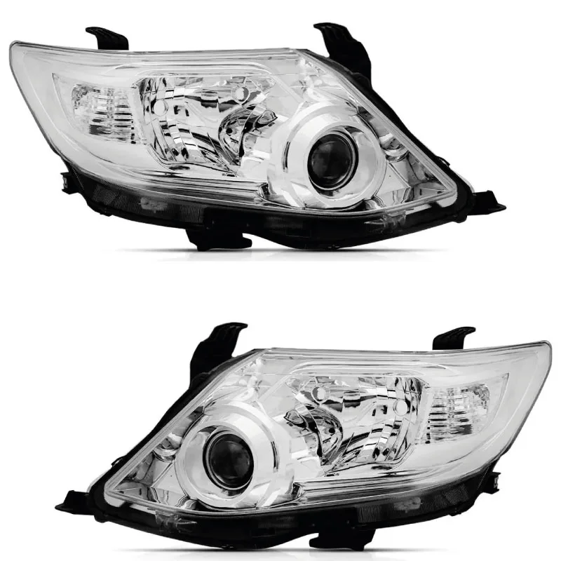 FAROL HILUX SW4 12/15 ELETRICO COM XENON SEM REATOR SEM MOTOR CROMADO IMPORTADO - Imagem 4