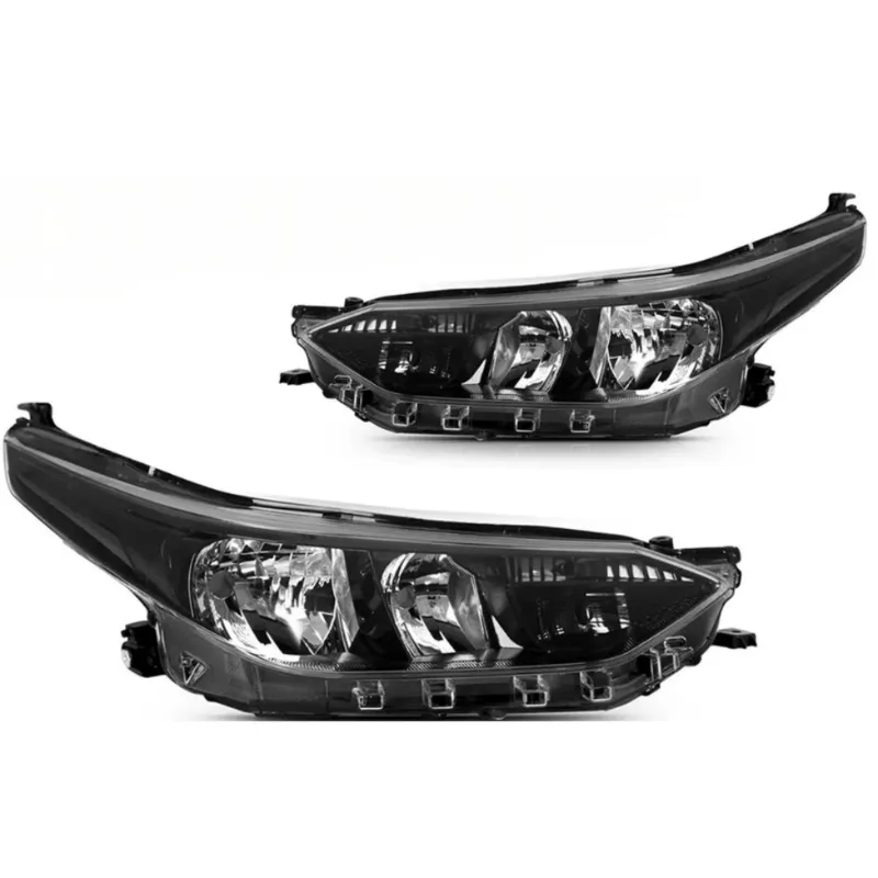 FAROL YARIS 18/25 ELETRICO COM MOTOR MASCARA NEGRA IMPORTADO - Imagem 4