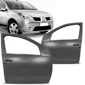 PORTA LATERAL DIANTEIRA SANDERO 08/14 COM FURO BORRACHÃO IMPORTADO
