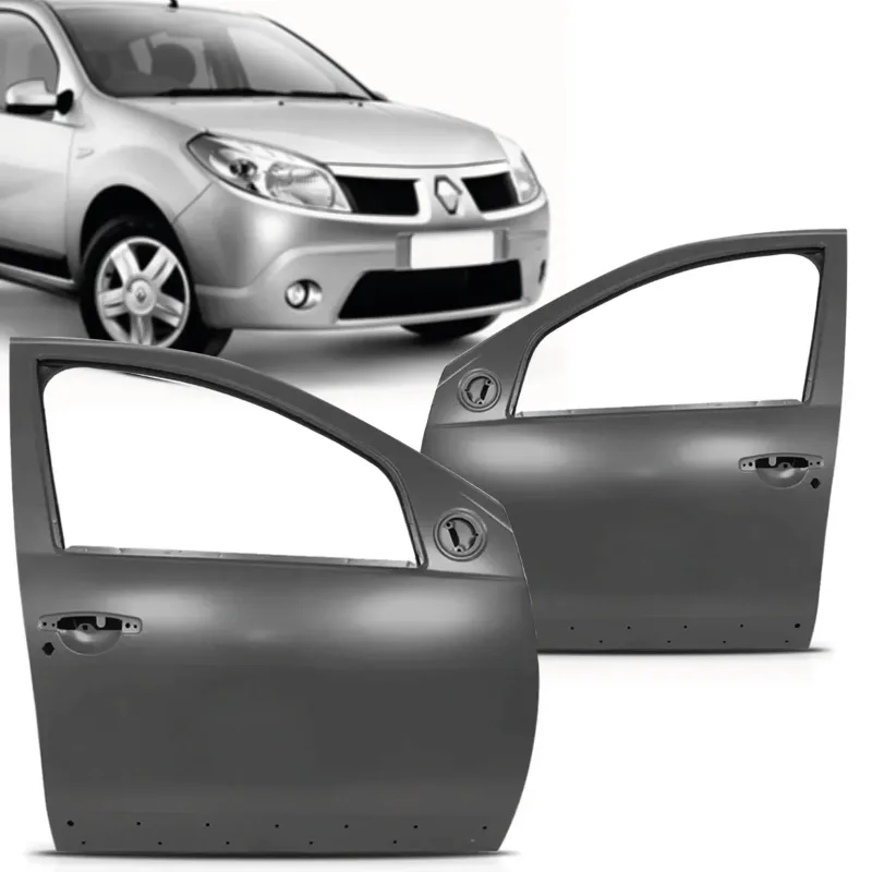 PORTA LATERAL DIANTEIRA SANDERO 08/14 COM FURO BORRACHÃO IMPORTADO