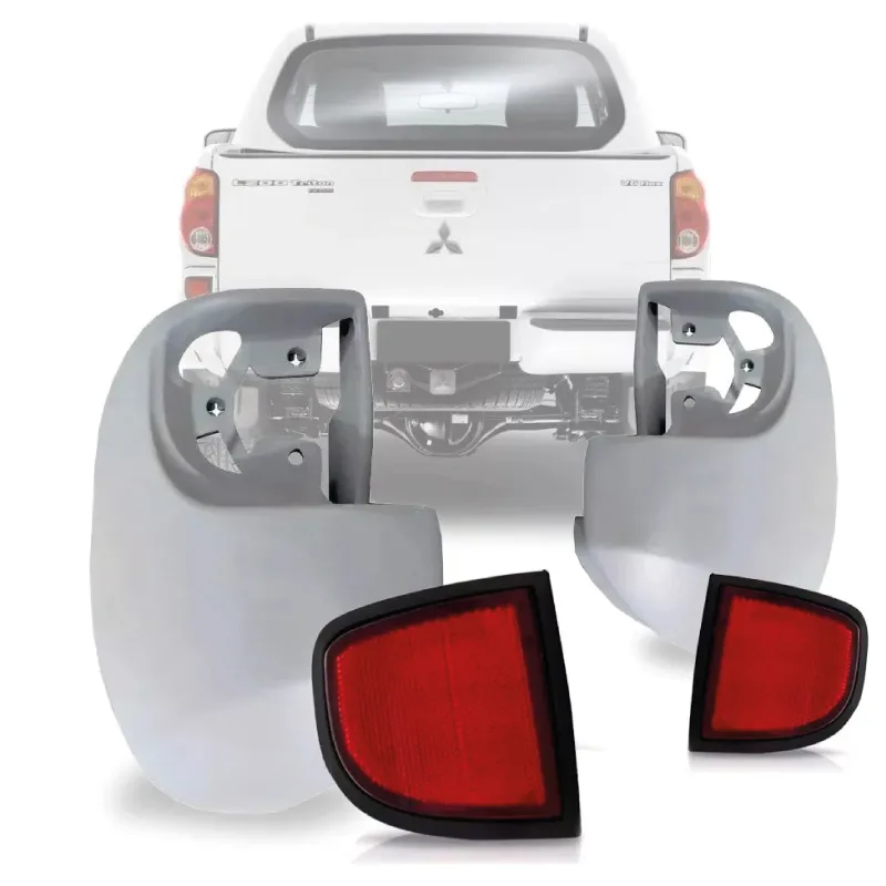PONTEIRA PARACHOQUE TRASEIRO L200 TRITON 07/16 COM REFLETOR IMPORTADO