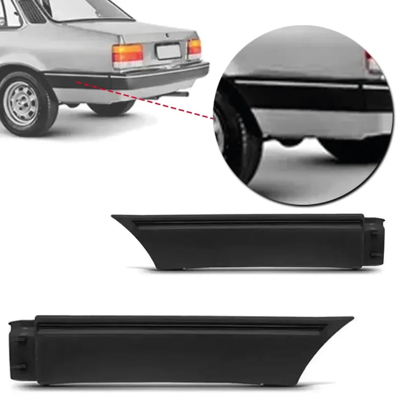 PONTEIRA PARACHOQUE TRASEIRO PRETO CHEVETTE 87/96 NACIONAL