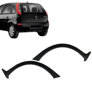 MOLDURA LATERAL TRASEIRA CORSA HATCH 03/12 PRETO LISO
