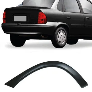 MOLDURA LATERAL TRASEIRA CORSA SEDAN 96/10 WAGON 96/02 PRETO LISO