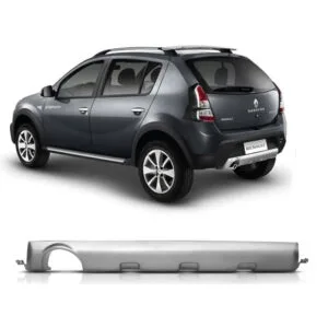 ACABAMENTO INFERIOR PARACHOQUE TRASEIRO SANDERO STEPWAY 08/14 PRATA IMPORTADO