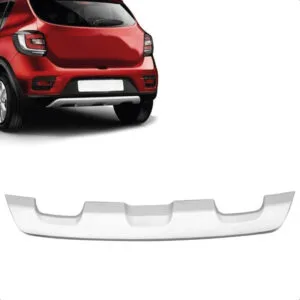 MOLDURA INFERIOR PARACHOQUE TRASEIRO SANDERO STEPWAY 14/19 PRATA IMPORTADO