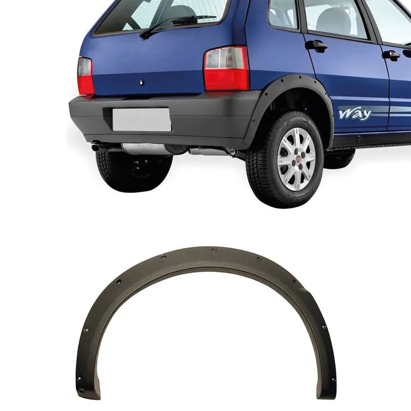 MOLDURA LATERAL TRASEIRA UNO WAY G2 06/08 CINZA TEXTURIZADO NACIONAL