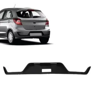 MOLDURA PARACHOQUE TRASEIRO KA HATCH 19/22 COM SUPORTE PLACA ORIGINAL