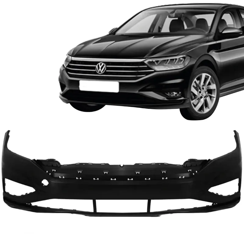 PARACHOQUE DIANTEIRO JETTA 19/22 SEM FURO SENSOR PRETO LISO IMPORTADO