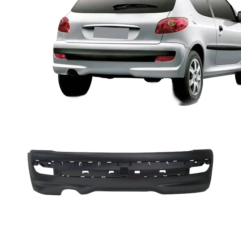PARACHOQUE TRASEIRO 207 HATCH 10/15 PRETO LISO