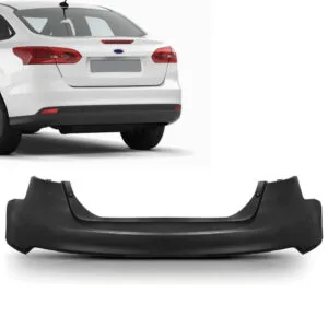 PARACHOQUE TRASEIRO FOCUS SEDAN 14/15 SEM FURO SENSOR SEM SPOILER PRIMER IMPORTADO