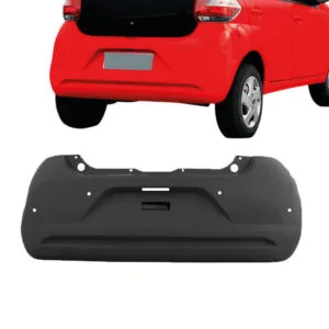 PARACHOQUE TRASEIRO MOBI 16/24 COM FURO SENSOR PRETO LISO