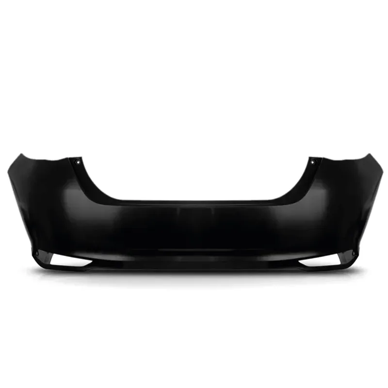 PARACHOQUE TRASEIRO YARIS SEDAN 18/25 SEM FURO SENSOR PRETO LISO IMPORTADO - Imagem 2