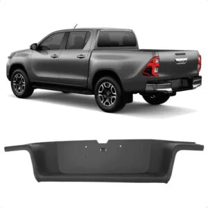 PISANTE CENTRAL PARACHOQUE TRASEIRO HILUX PICK-UP 16/25 PRETO TEXTURIZADO IMPORTADO