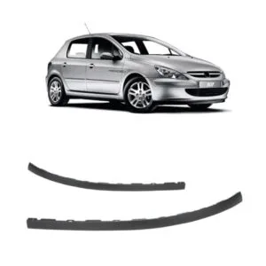 SPOILER PARACHOQUE DIANTEIRO 307 03/06 2 PECAS PRETO TEXTURIZADO IMPORTADO