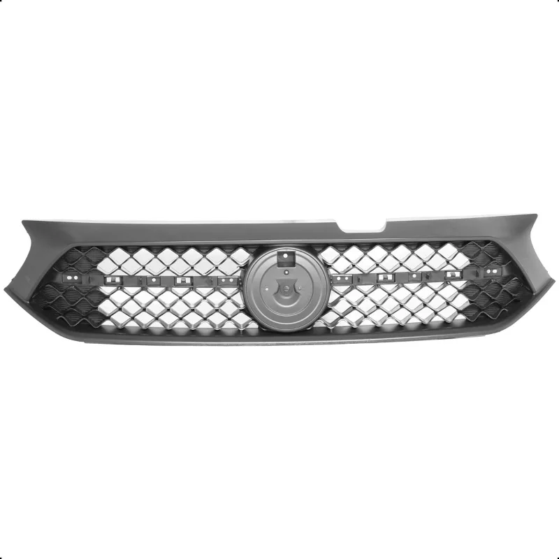 GRADE RADIADOR CRONOS 18/20 PRETO LISO LOGO REDONDO IMPORTADA - Imagem 2