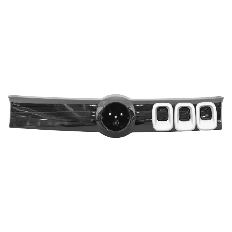 GRADE RADIADOR UNO SPORT 15/21 PRETA BRILHANTE MOLDURA CINZA IMPORTADA - Imagem 2