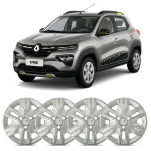 JOGO CALOTA KWID OUTSIDER 21/25 ARO 14 PRATA PARAFUSO